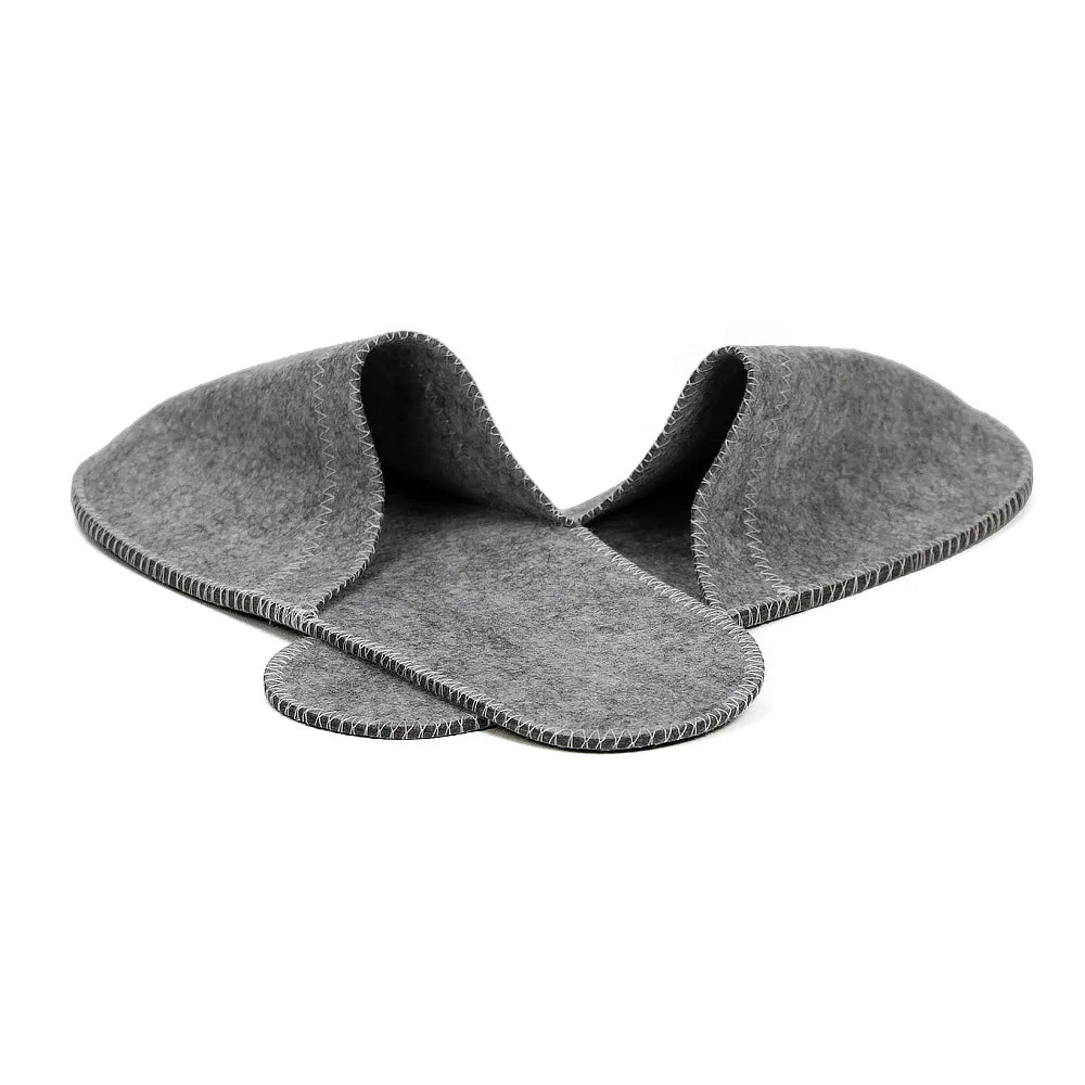 HKM-514451 Insulated Felt Sauna Hat Set for Optimal Comfort in Sauna Rooms