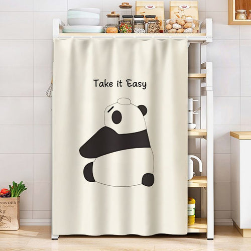 HKM-514579 Dustproof Cartoon Anime Storage Rack Shade Curtain for Wardrobe, Various Sizes Available