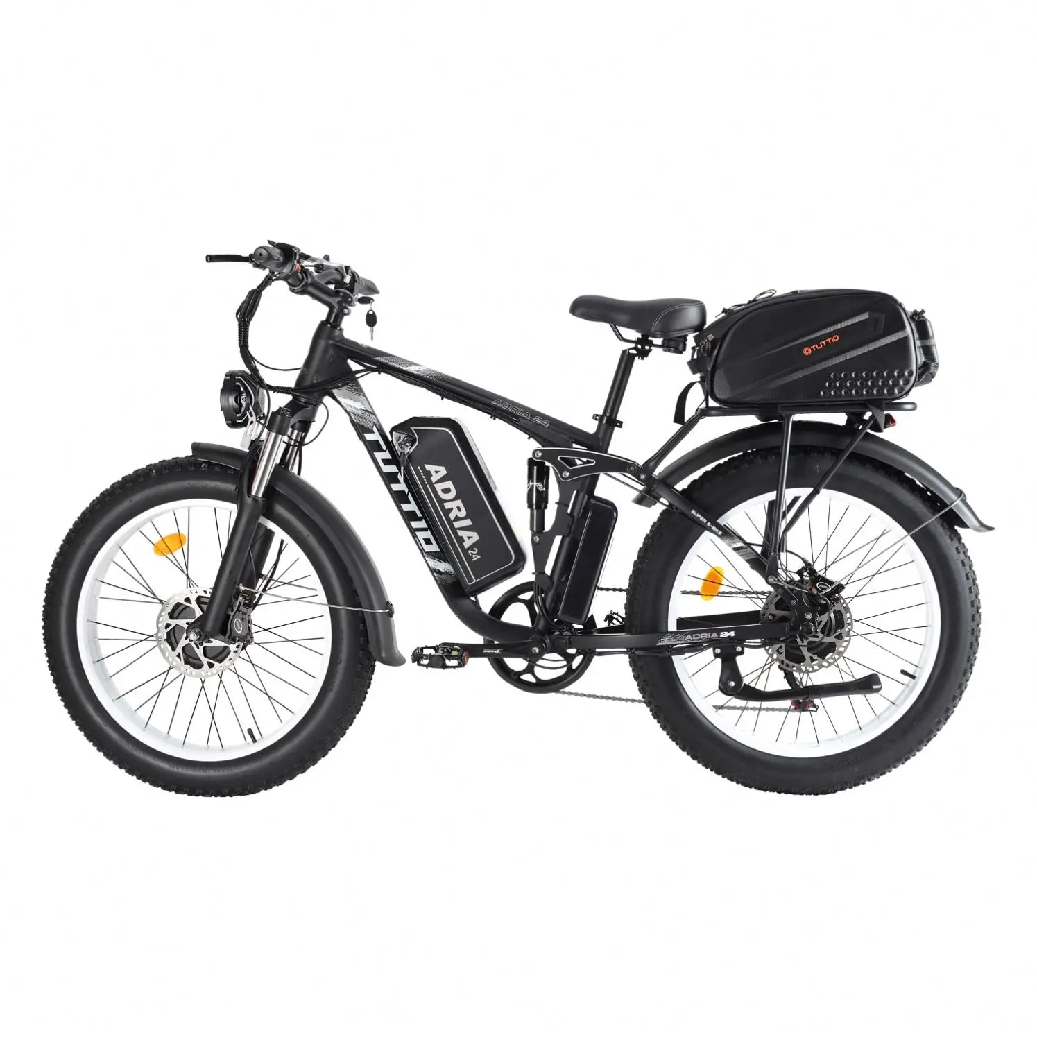HKM-514579 Tuttio Adira 26 Dual Motor Electric Mountain Bike - 5000W, 52V Lithium Battery, 7-Speed, 26 Inch Wheels