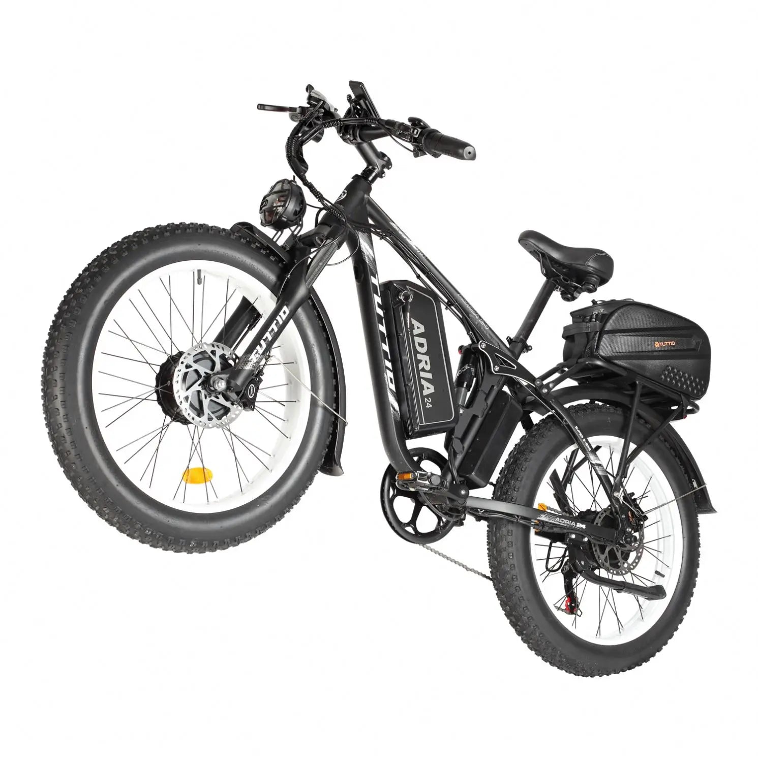 HKM-514579 Tuttio Adira 26 Dual Motor Electric Mountain Bike - 5000W, 52V Lithium Battery, 7-Speed, 26 Inch Wheels