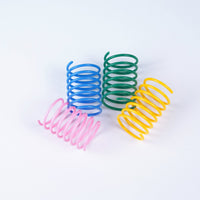 HKM-514643 Colorful Plastic Spring Cat Toy Pet Supplies