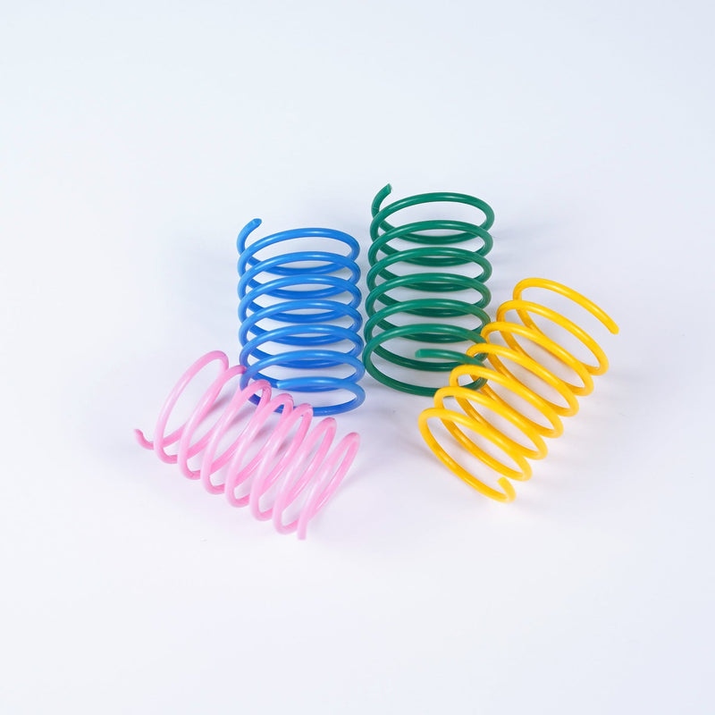 HKM-514643 Colorful Plastic Spring Cat Toy Pet Supplies