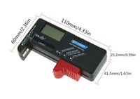 HKM-514707 Universal Battery Tester with Digital Display – Check AA, AAA, C, D, 9V & More