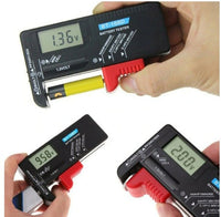 HKM-514707 Universal Battery Tester with Digital Display – Check AA, AAA, C, D, 9V & More