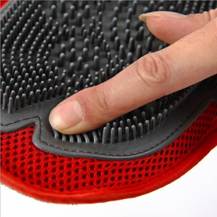 HKM-5147453 Comfortable Dog Grooming Brush with Soft Fabric for Effective Massage and Anti-Bite Design