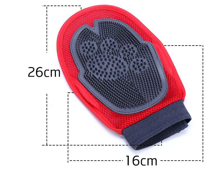 HKM-5147453 Comfortable Dog Grooming Brush with Soft Fabric for Effective Massage and Anti-Bite Design