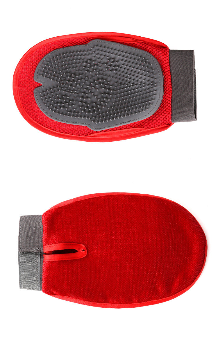 HKM-5147453 Comfortable Dog Grooming Brush with Soft Fabric for Effective Massage and Anti-Bite Design