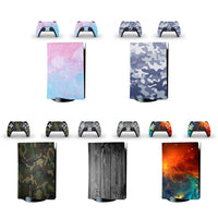 HKM-514899 PS5 Console Skin Sticker for Optical Drive Protection – Durable PVC Design with Decorative Features
