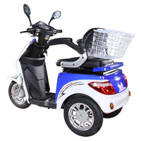 HKM-514899 VISTA-2 Three Wheel Electric Mobility Scooter with 60V 20Ah Battery - Range 40-50km, Max Speed 30km/h