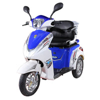 HKM-514899 VISTA-2 Three Wheel Electric Mobility Scooter with 60V 20Ah Battery - Range 40-50km, Max Speed 30km/h