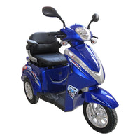 HKM-514899 VISTA-2 Three Wheel Electric Mobility Scooter with 60V 20Ah Battery - Range 40-50km, Max Speed 30km/h