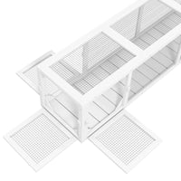 HKM-5149245 Weather-Resistant Wooden Cat Tunnel with Multiple Entrances for Indoor and Outdoor Use