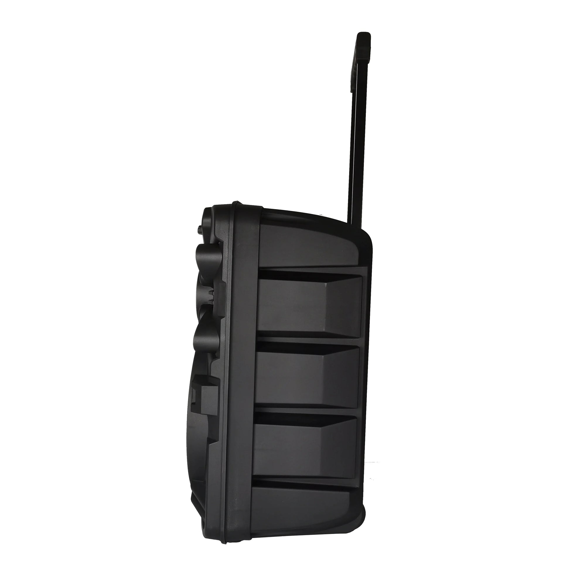 HKM-515027 12 Inch Portable Speaker with RGB LED Lights, Bluetooth, USB, TF, FM, and Karaoke Function