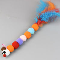 HKM-5150397 Feather Bell Replacement Heads for Cat Teasers - Various Sizes and Materials Available