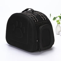 HKM-5151805 Collapsible Portable Pet Carrier for Dogs and Cats - Folding Soft-Sided Travel Crate with Zipper Closure