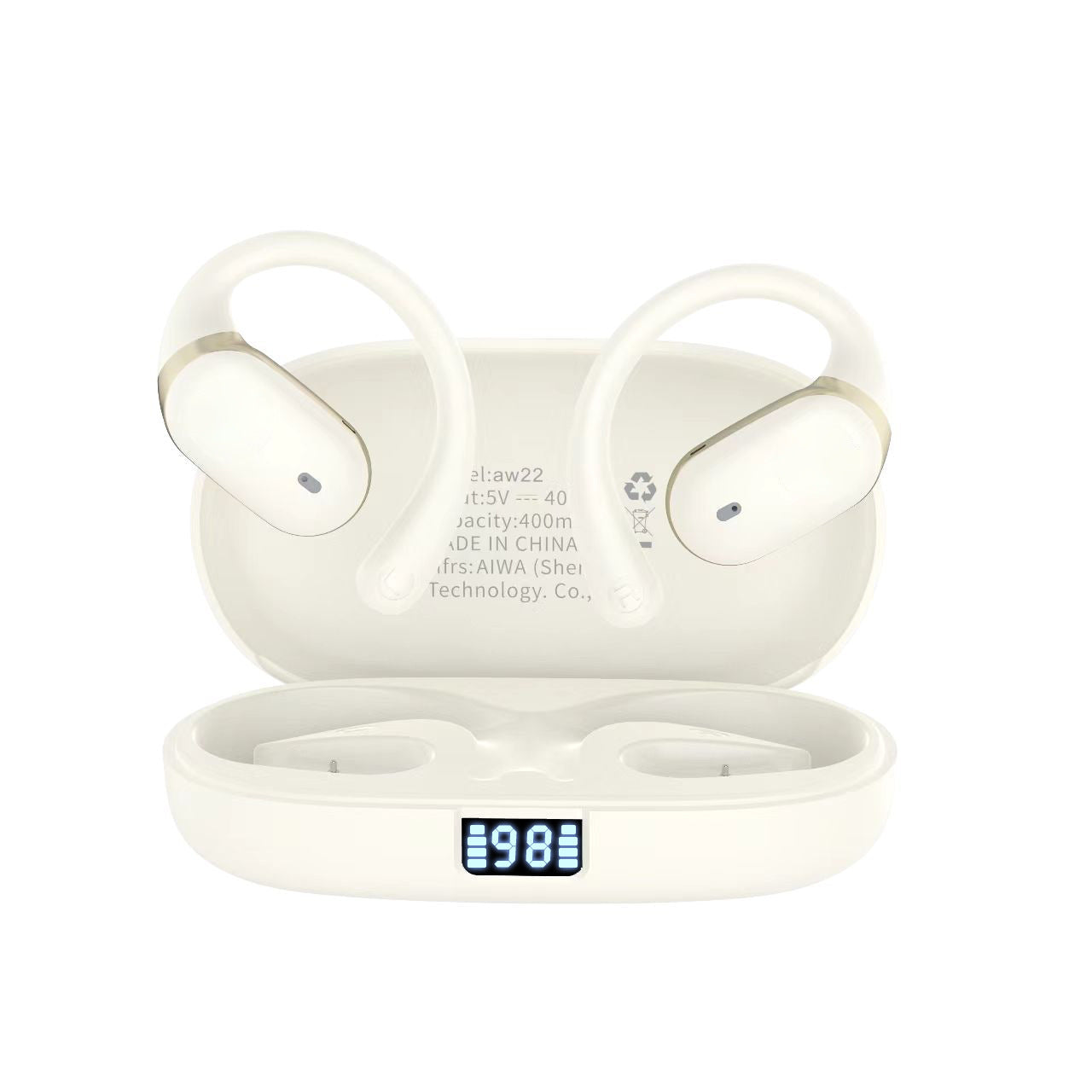 HKM-515219 Open Ear Outdoor Bluetooth Headset with Long Battery Life and Waterproof Design