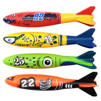HKM-515283 Diving Toy Set for Kids - Underwater Swimming Training & Play, 4 Pieces, Ideal for Ages 3 and Up