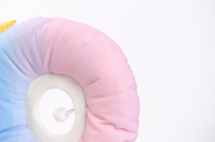 HKM-5152957 Rainbow Gradient Soft Waterproof Headgear for Pets - Sterilization Ring for Cats and Small Dogs