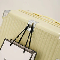 HKM-515411 Compact USB Travel Trolley Suitcase with Wheels - Lightweight ABS and Polyester Cabin Luggage