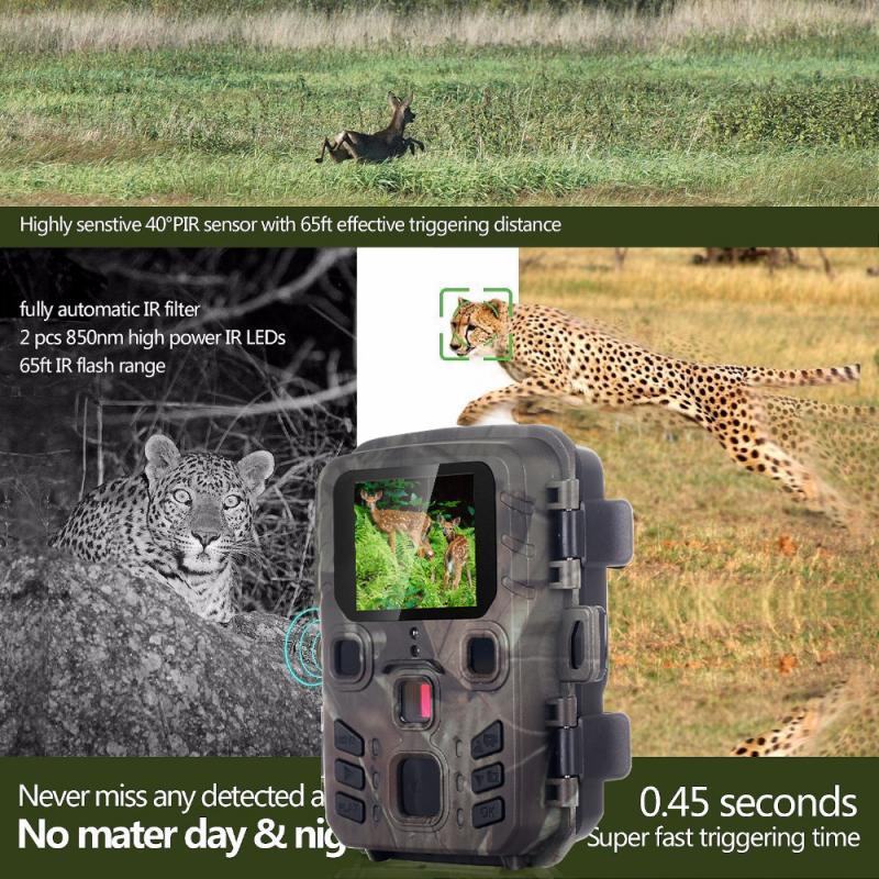 HKM-515411 Infrared Night Vision Device with TF Card - 12MP, Plastic Body, 0.4KG Weight