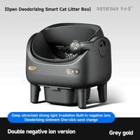 HKM-515475 Automatic Self-Cleaning Cat Litter Box - Eco-Friendly Square Design, Large Capacity ABS Plastic, Travel & Comfort