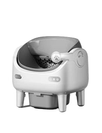 HKM-515475 Automatic Self-Cleaning Cat Litter Box - Eco-Friendly Square Design, Large Capacity ABS Plastic, Travel & Comfort