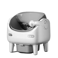 HKM-515475 Automatic Self-Cleaning Cat Litter Box - Eco-Friendly Square Design, Large Capacity ABS Plastic, Travel & Comfort