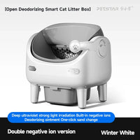 HKM-515475 Automatic Self-Cleaning Cat Litter Box - Eco-Friendly Square Design, Large Capacity ABS Plastic, Travel & Comfort
