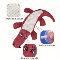 HKM-5155005 Plush Bite-Resistant Dog Toy with Squeaker for Molar Chewing – Ideal for All Breeds