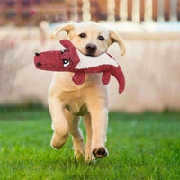 HKM-5155005 Plush Bite-Resistant Dog Toy with Squeaker for Molar Chewing – Ideal for All Breeds