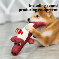 HKM-5155005 Plush Bite-Resistant Dog Toy with Squeaker for Molar Chewing – Ideal for All Breeds