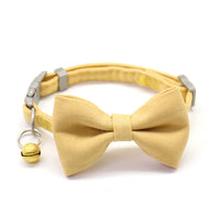 HKM-5157309 Adjustable Cotton Dog Collar with Bow Tie - Soft and Comfortable for All Dogs