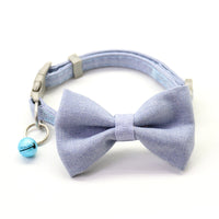 HKM-5157309 Adjustable Cotton Dog Collar with Bow Tie - Soft and Comfortable for All Dogs