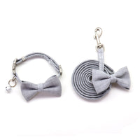 HKM-5157309 Adjustable Cotton Dog Collar with Bow Tie - Soft and Comfortable for All Dogs