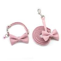 HKM-5157309 Adjustable Cotton Dog Collar with Bow Tie - Soft and Comfortable for All Dogs