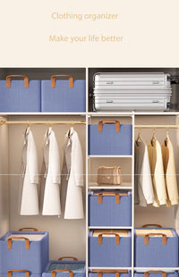HKM-515923 Folding Storage Box Organizer for Efficient Space Management