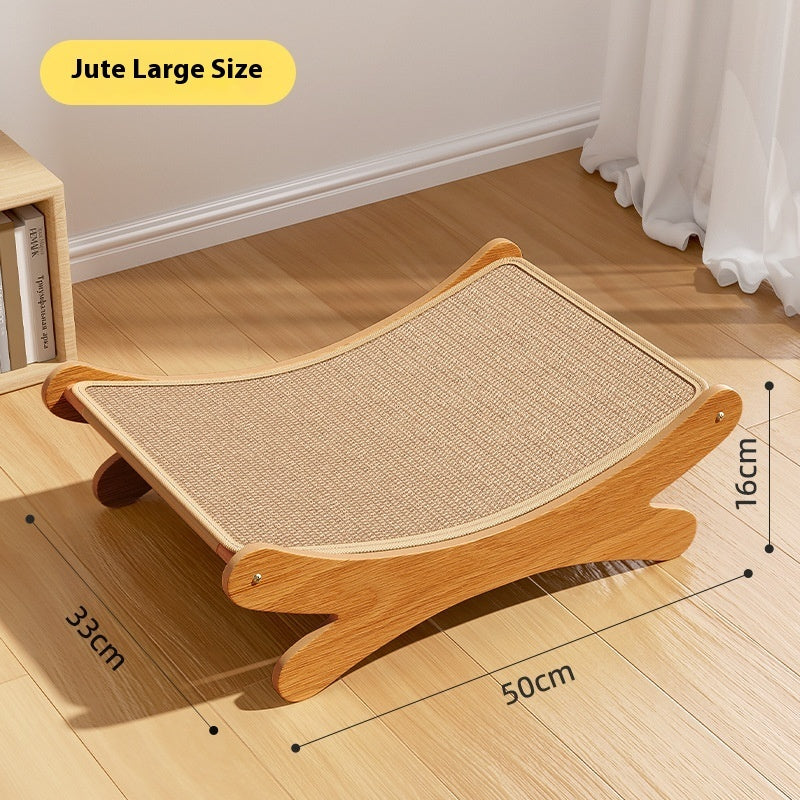 HKM-5159741 Jute Cat Scratch Board Nest ¨C Scratch-Resistant and Durable for Cats 4-6 kg