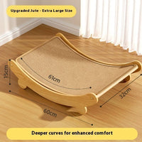 HKM-5159741 Jute Cat Scratch Board Nest ¨C Scratch-Resistant and Durable for Cats 4-6 kg