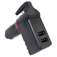 HKM-516051 Emergency Escape Tool for Cars - Fireproof, Compact Window Breaker and Seatbelt Cutter