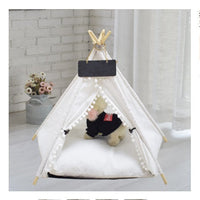 HKM-5161149 Detachable and Washable Four-Season Universal Pet Nest with Solid Wood Support and High-Elastic Padding