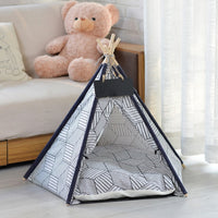 HKM-5161149 Detachable and Washable Four-Season Universal Pet Nest with Solid Wood Support and High-Elastic Padding