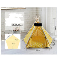 HKM-5161149 Detachable and Washable Four-Season Universal Pet Nest with Solid Wood Support and High-Elastic Padding