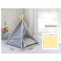 HKM-5161149 Detachable and Washable Four-Season Universal Pet Nest with Solid Wood Support and High-Elastic Padding
