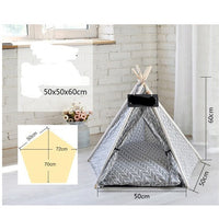 HKM-5161149 Detachable and Washable Four-Season Universal Pet Nest with Solid Wood Support and High-Elastic Padding