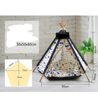 HKM-5161149 Detachable and Washable Four-Season Universal Pet Nest with Solid Wood Support and High-Elastic Padding
