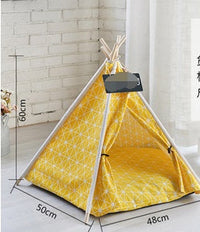 HKM-5161149 Detachable and Washable Four-Season Universal Pet Nest with Solid Wood Support and High-Elastic Padding