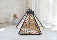 HKM-5161149 Detachable and Washable Four-Season Universal Pet Nest with Solid Wood Support and High-Elastic Padding