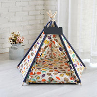 HKM-5161149 Detachable and Washable Four-Season Universal Pet Nest with Solid Wood Support and High-Elastic Padding
