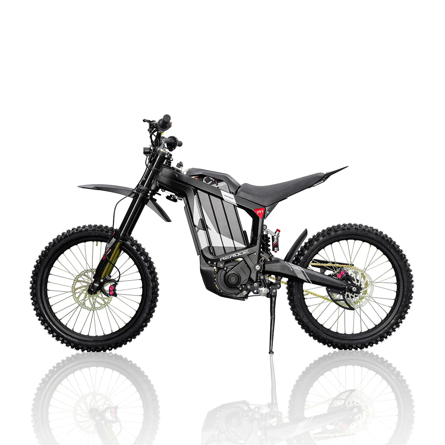 HKM-516115 72V 8000W Electric Mid-Drive Dirt Bike with 35AH Battery and Hydraulic Disc Brakes for Off-Road Adventures