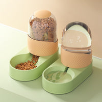 HKM-5161277 Pet Water Dispenser and Feeder Combo for Dogs and Cats, 3.5L Capacity, Multiple Colors Available